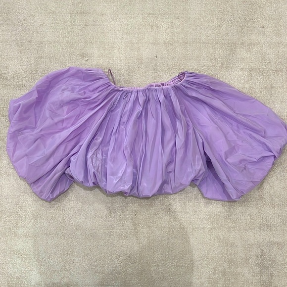 Buttermelon lavender crop Balloon top - Picture 1 of 1